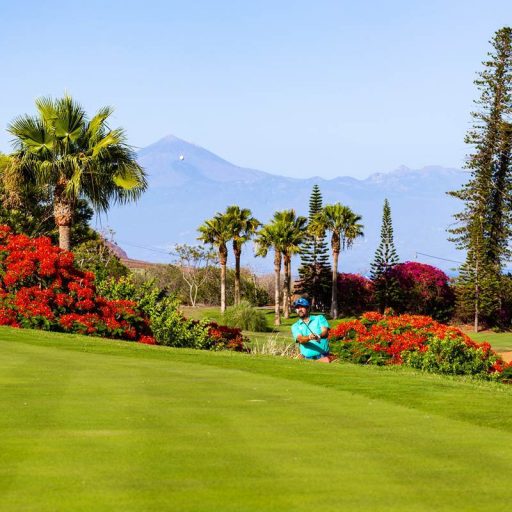 golf con vistas al Teide