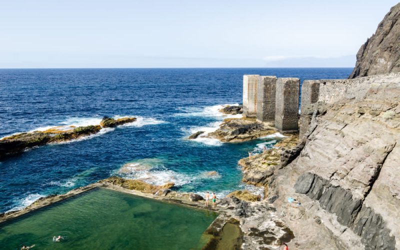 piscina natural de Hermigua. piscinas naturales, Natural Pools, Naturpools